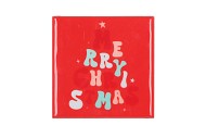 TILE MERRY CHRISTMAS 10X10X1CM