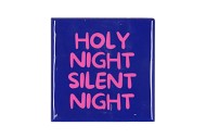 TILE HOLY NIGHT SILENT NIGHT 10X10X1CM