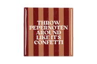 TILE THROW PEPERNOTEN 10X10X1CM