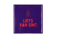 TILE LIEFS VAN SINT 10X10X1CM
