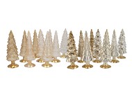 TWINKLE COSY SAND MIX GLASS TREE SHINY ASS 10x30CM