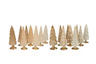 TWINKLE COSY SAND MIX GLASS TREE MATT ASS 9X25CM