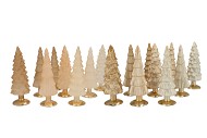 TWINKLE COSY SAND MIX GLASS TREE MATT ASS 10X30CM
