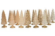 TWINKLE COSY SAND MIX GLASS TREE MATT ASS 10X35CM