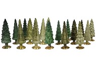 TWINKLE MAJESTIC GREEN MIX GLASS TREE SHINY ASS 10X35CM