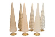 TWINKLE COSY SAND MIX GLASS TREE MATT ASS 11X45CM