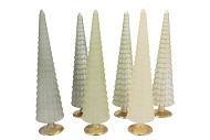 TWINKLE NORDIC GREEN MIX GLASS TREE MATT ASS 11X45CM