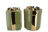 JOY MAJESTIC GREEN VASE PRESENT 20X30CM