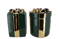JOY MAJESTIC DARK GREEN VASE PRESENT 20X30CM NM
