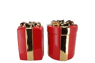 JOY JOLLY RED VASE PRESENT 16X20CM NM