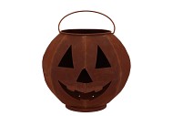 RUSTY SCOTTISH BROWN DECO PUMPKIN 26X23CM