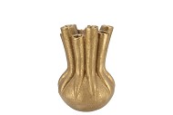 MIKA MAJESTIC GOLD VASE TUBE 14X20CM