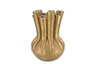 MIKA MAJESTIC GOLD VASE TUBE 18X25CM