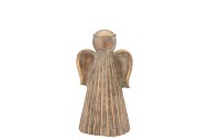 CONCRETE GOLDEN ANGEL 10X8X16CM
