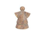 CONCRETE GOLDEN ANGEL WIDE 13X7X11CM