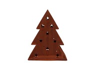 RUSTY SCOTTISH BROWN XMAS TREE 30X8X38CM