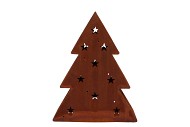 RUSTY SCOTTISH BROWN XMAS TREE 36X10X47CM