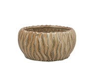 FINN SCOTTISH GREEN STRUCTURE BOWL 17X17X9CM