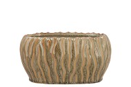 FINN SCOTTISH GREEN STRUCTURE BOWL OVAL 22X13X12CM