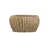 FINN SCOTTISH GREEN STRUCTURE BOWL OVAL 19X11X11CM