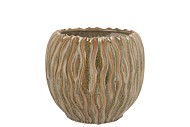 FINN SCOTTISH GREEN STRUCTURE POT 17X17X14CM