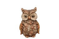WONDERLAND SCOTTISH BROWN OWL 11X9X16CM