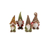 WONDERLAND SCOTTISH GREY GNOMES 7X6X15CM