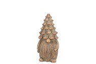 CONCRETE GOLDEN GNOME TREE 11X11X22CM
