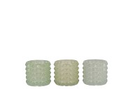 JAZZ NORDIC GREEN T-LIGHT STRUCTURE ASS 7X7CM