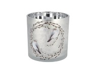 RUBY NORDIC SILVER T-LIGHT ASS 8X10CM