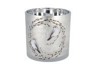 RUBY NORDIC SILVER T-LIGHT ASS 10X13CM