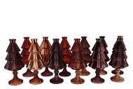 JAZZ SCOTTISH SPICE VASE X-MAS TREE ASS 11X25CM
