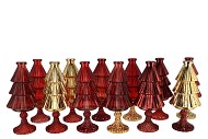 JAZZ WILD RED VASE X-MAS TREE ASS 11X25CM NM