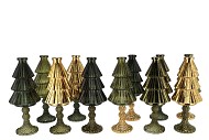 JAZZ MAJESTIC GREEN VASE X-MAS TREE ASS 11X28CM