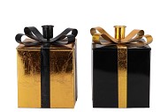 GLAM WILD BLACK MIX CANDLE HOLDER ASS 12X17CM NM