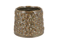 ALORA MAJESTIC GREEN POT 15X15X13CM