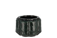 KIRAN MAJESTIC DARK GREEN POT 9X9X7CM