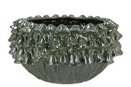 MILOU MAJESTIC GREEN FUNGI BOWL 35X35X18CM
