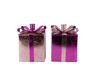 GLAM JOLLY PINK MIX CANDLE HOLDER ASS 9X14CM