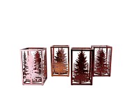 GLAM SCOTTISH SPICE MIX T-LIGHT TREE ASS 12X15CM