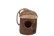FESTIVE BIRD NEST PINE 11X11X12CM
