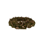 WREATH FESTIVE BIRCH MOSS 30X7CM