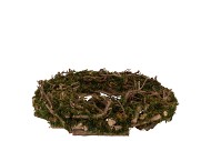 WREATH FESTIVE BIRCH MOSS 40X8CM