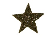 FESTIVE STAR POPLAR MOSS 70X70X9CM
