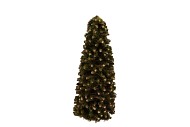 FESTIVE TREE POPLAR MOSS 22X22X50CM