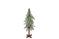 FESTIVE TREE PINE NEEDLE ON FOOT 30X30X60CM