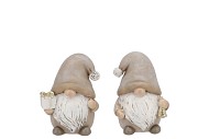 BELLY NORDIC GREY GNOME BELL 8X6X10CM