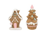 BELLY JOLLY PINK XMAS HOUSE 10X5X14CM
