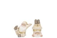 BELLY COZY SAND SANTA CLAUS GYM 9X7X8CM