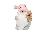 BELLY JOLLY PINK SANTA XMAS 15X12X19CM